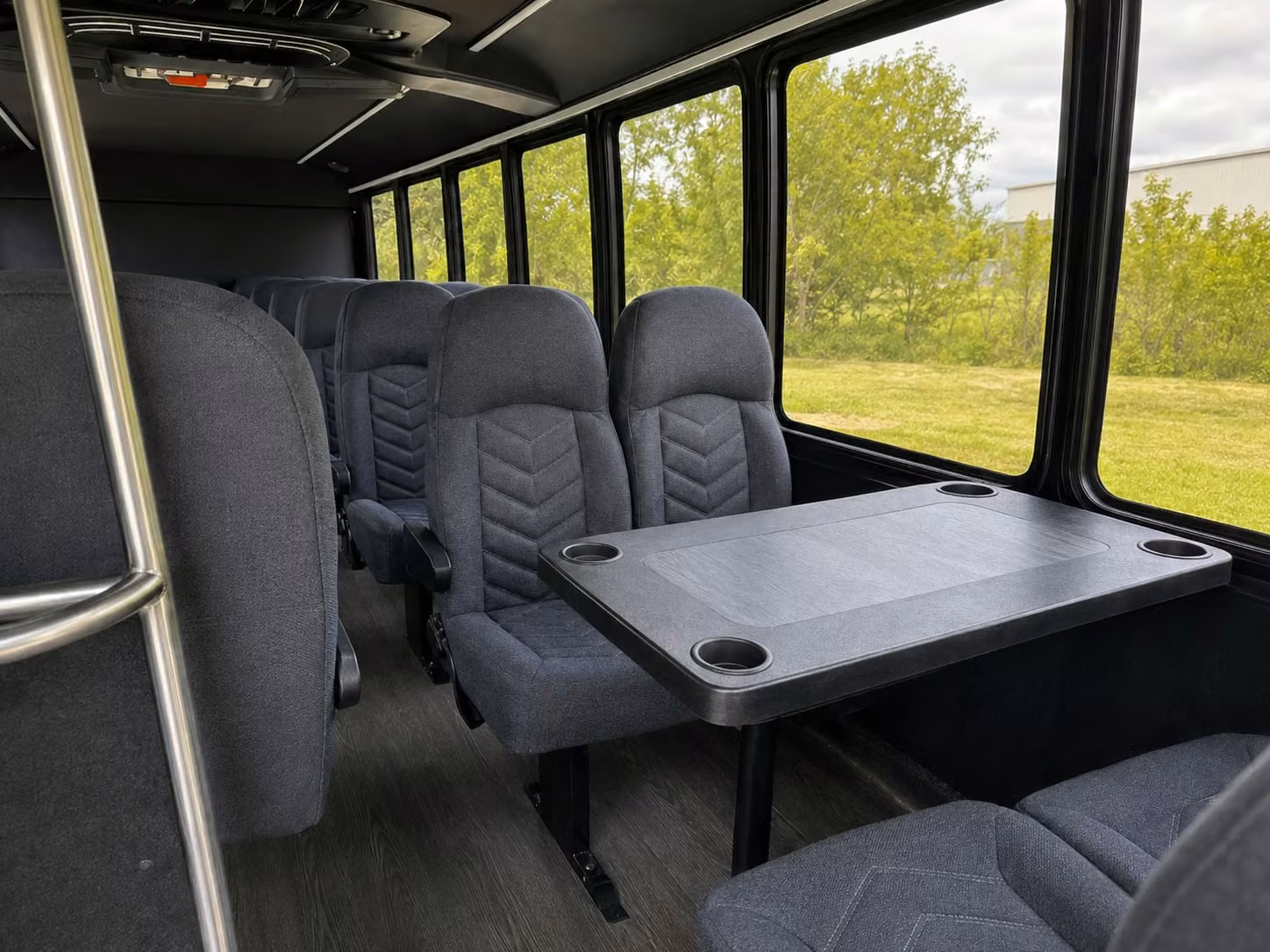 15 passenger minibus inside