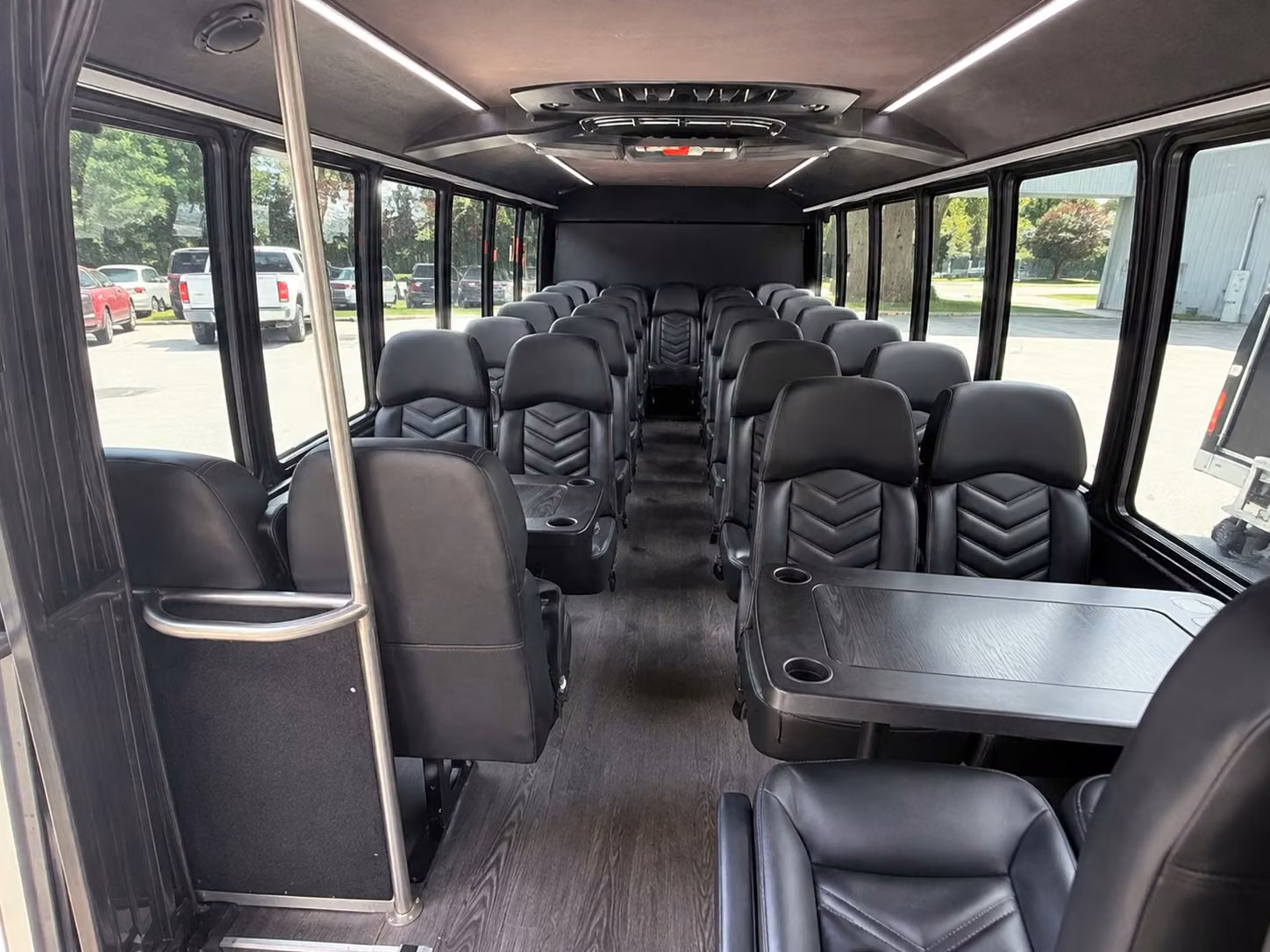 18 passenger minibus interior