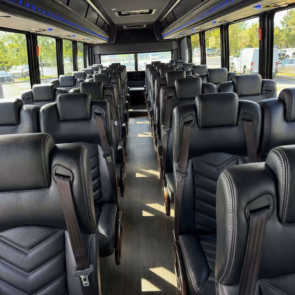 30 passenger minibus inside