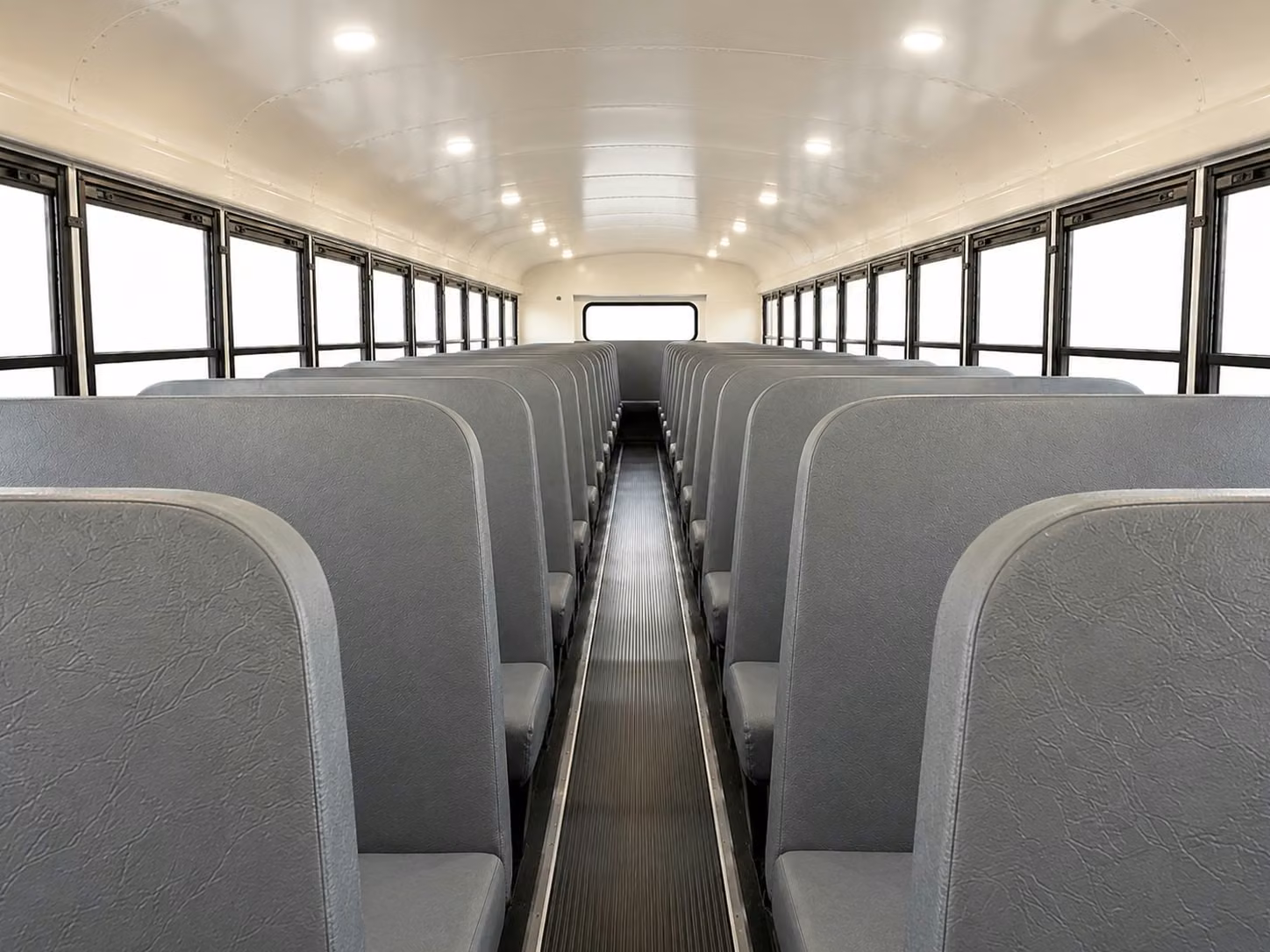 school bus interior