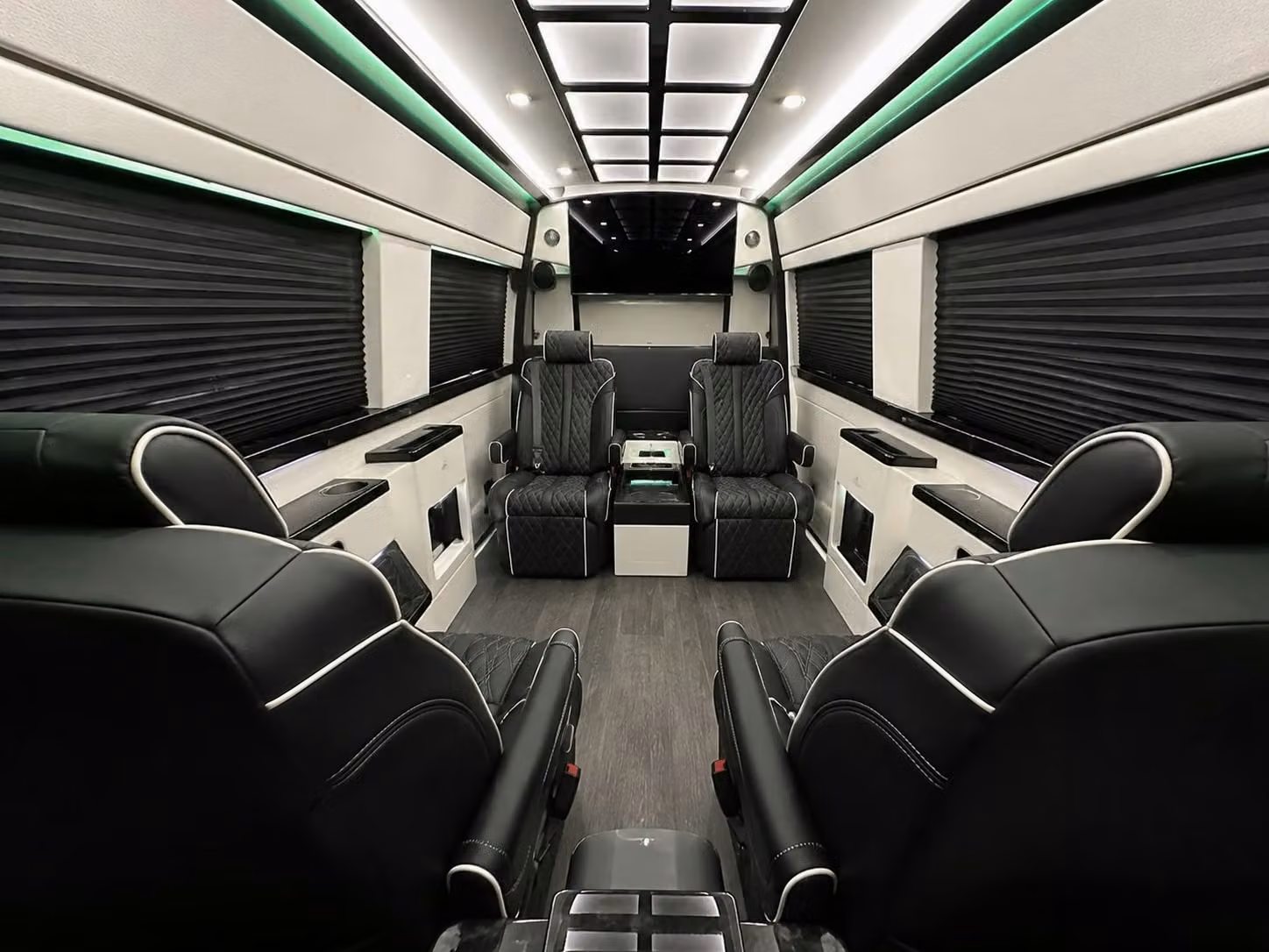 sprinter van with driver interior