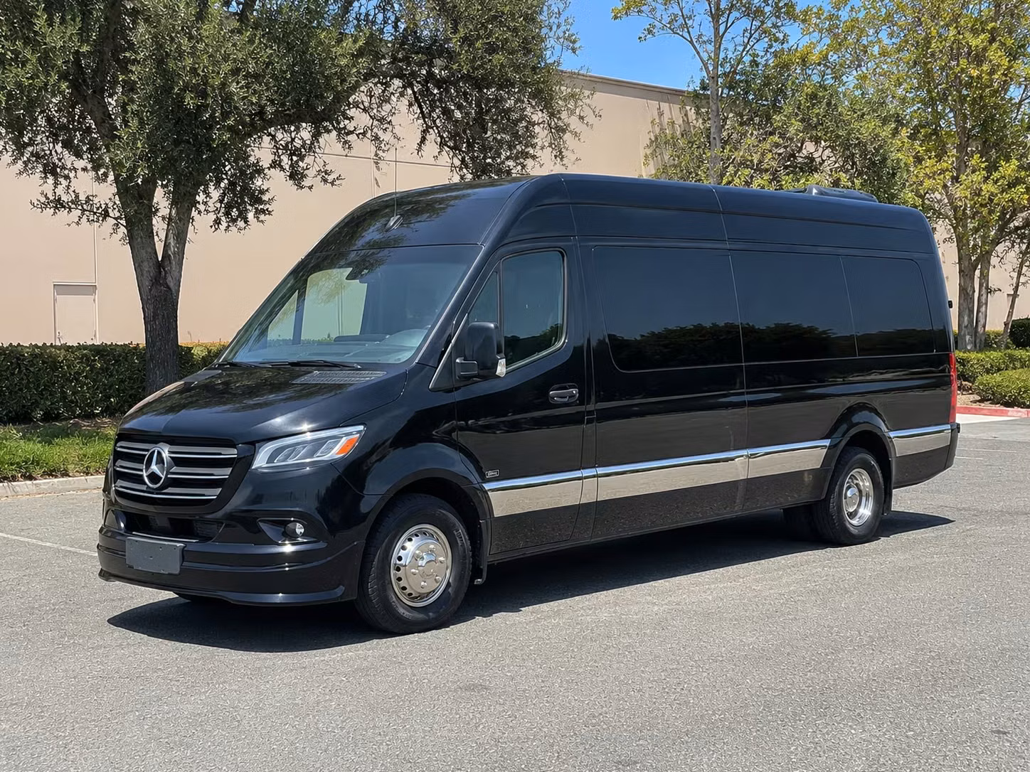 sprinter vans and upscale rides for intimate round rock prom groups